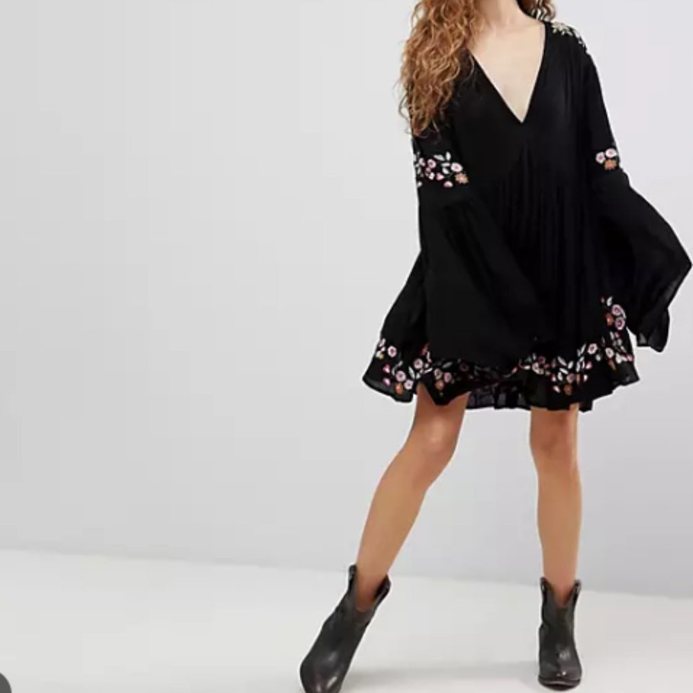 Free People Te Amo Mini Dress Size Small